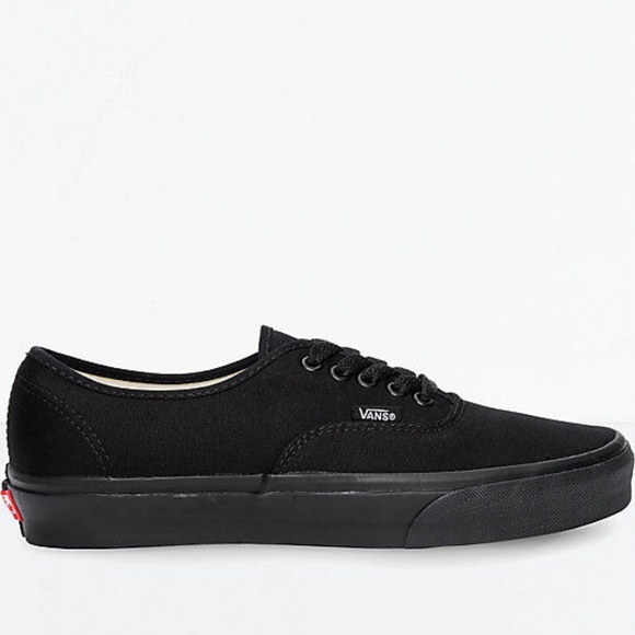 vans full black authentic